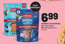 Metro OVERNIGHT CHIA PROTÉINES PRANA offer