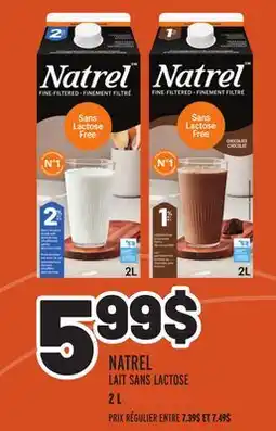 Metro LAIT SANS LACTOSE NATREL offer