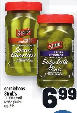 Metro CORNICHONS STRUB'S | STRUB'S PICKLES offer