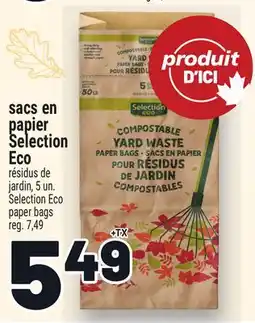 Metro SACS EN PAPIER SELECTION ECO | SELECTION ECO PAPER BAGS offer