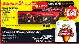 Metro CÔTES DE DOS DE PORC CUITES BENNY OU IRRÉSISTIBLE | BENNY OR IRRESISTIBLE COOKED PORK BACK RIBS offer