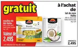 Metro GRATUIT NOUILLES DE BLÉ HAIKU | HAIKU WHEAT NOODLES offer