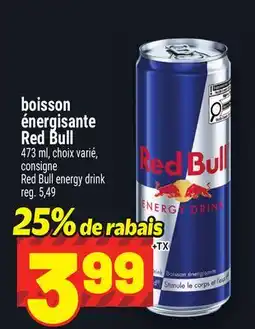 Metro BOISSON ÉNERGISANTE RED BULL | RED BULL ENERGY DRINK offer