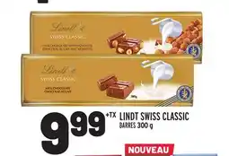 Metro SWISS CLASSIC BARRES LINDT offer