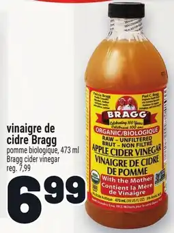 Metro VINAIGRE DE CIDRE BRAGG | BRAGG CIDER VINEGAR offer