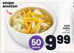 Metro SOUPE WONTON | WONTON SOUP offer