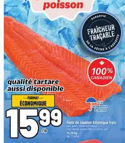 Metro FILETS DE SAUMON ATLANTIQUE FRAIS | FRESH ATLANTIC SALMON FILLETS offer
