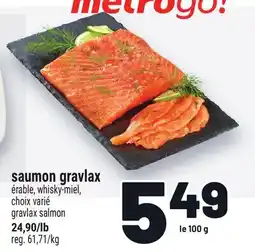 Metro SAUMON GRAVLAX | GRAVLAX SALMON offer