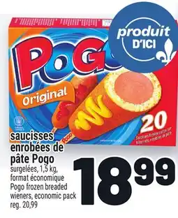 Metro SAUCISSES ENROBÉES DE PÂTE POGO | POGO FROZEN BREADED WIENERS offer