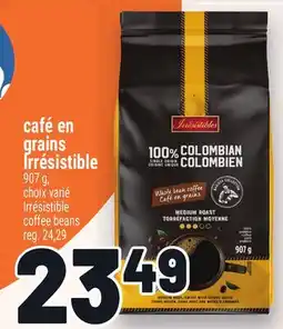 Metro CAFÉ EN GRAINS IRRÉSISTIBLE | IRRÉSISTIBLE COFFEE BEANS offer