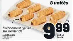 Metro CORNETS GARNIS | FILLED CONES offer
