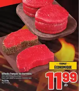 Metro BIFTECKS FRANÇAIS OU TOURNEDOS | FRENCH STYLE STEAKS OR TOURNEDOS offer