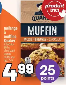 Metro MÉLANGE À MUFFINS QUAKER | QUAKER MUFFIN MIX offer