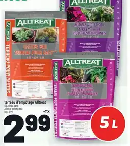 Metro TERREAU D'EMPOTAGE ALLTREAT | ALLTREAT POTTING SOIL offer