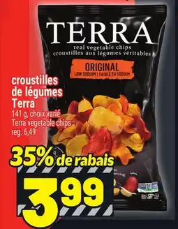 Metro CROUSTILLES DE LÉGUMES TERRA | TERRA VEGETABLE CHIPS offer