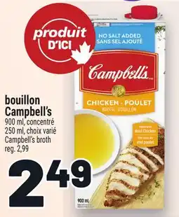 Metro BOUILLON CAMPBELL'S | CAMPBELL'S BROTH offer
