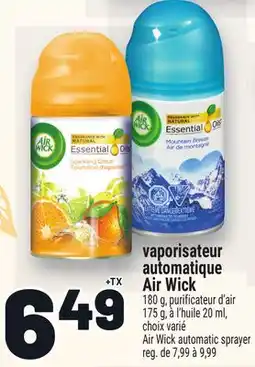 Metro VAPORISATEUR AUTOMATIQUE AIR WICK | AIR WICK AUTOMATIC SPRAYER offer
