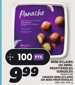 IGA PANACHE FROZEN MINI-ECLAIRS OR MINI-PROFITEROLES offer