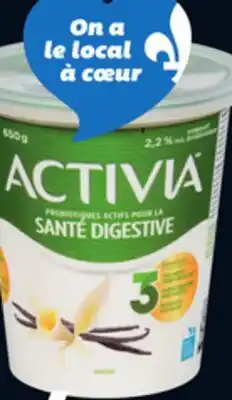 IGA ACTIVIA PROBIOTIC YOGURT offer