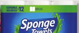 IGA SPONGE TOWELS BATHROOM TISSUE offer