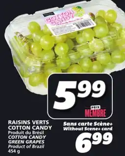 IGA COTTON CANDY GREEN GRAPES offer