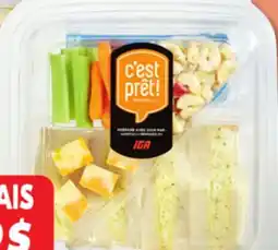 IGA C'EST PRÊT! LUNCH BOX offer