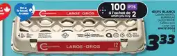 IGA COMPLIMENTS WHITE EGGS offer