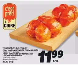 IGA FRESH SEASONED OR MARINATED CHICKEN TOURNEDOS offer