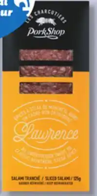 IGA LES CHARCUTIERS PORK SHOP SLICED SALAMI OR ARTISANAL DRY SAUSAGES offer