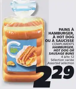 IGA COMPLIMENTS HOT DOG BUNS offer