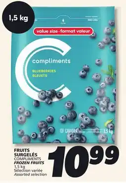 IGA COMPLIMENTS FROZEN FRUITS offer