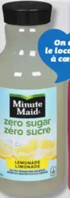 IGA SIMPLY OR MINUTE MAID REFRIGERATED FRUIT BEVERAGE OR LEMONADE offer
