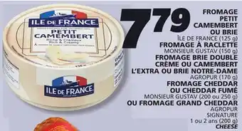 IGA ÎLE DE FRANCE CHEESE offer