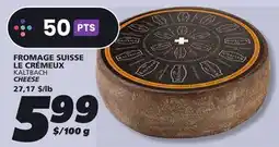 IGA KALTBACH CHEESE offer