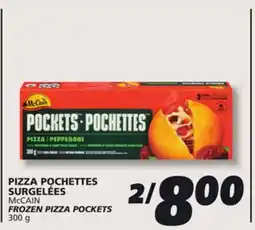 IGA McCAIN FROZEN PIZZA POCKETS offer