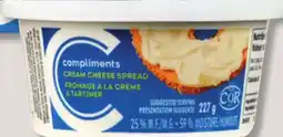IGA COMPLIMENTS CREAM CHEESE offer
