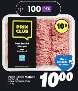 IGA PRIX CLUB LEAN GROUND PORK offer