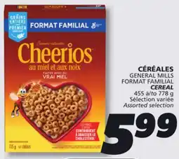 IGA GENERAL MILLS FORMAT FAMILIAL CEREAL offer