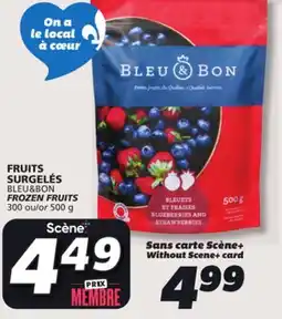 IGA BLEU & BON FROZEN FRUITS offer
