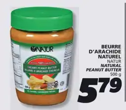 IGA NATUR NATURAL PEANUT BUTTER offer