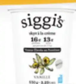IGA SIGGI'S YOGURT offer