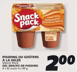 IGA SNACK PACK GEL SNACKS OR PUDDING offer