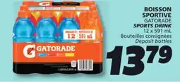 IGA GATORADE SPORTS DRINK offer