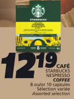 IGA STARBUCKS NESPRESSO COFFEE offer