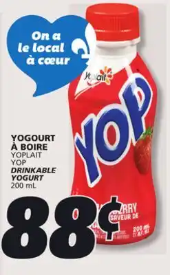 IGA YOPLAIT YOP DRINKABLE YOGURT offer