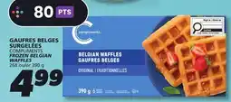 IGA COMPLIMENTS FROZEN BELGIAN WAFFLES offer