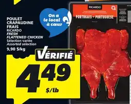 IGA RICARDO FRESH FLATTENED CHICKEN offer