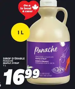 IGA PANACHE MAPLE SYRUP offer