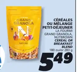 IGA LA FOURMI GRAND GRANOLA CEREAL OR BREAKFAST BLEND offer