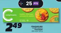 IGA COMPLIMENTS CRACKERS offer